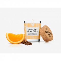 Masážní svíčka na tělo MAGNETIFICO - Enjoy it! Orange and cinnamon